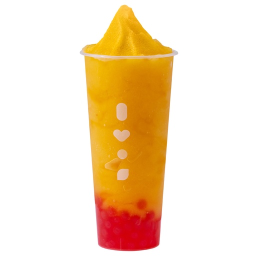 Mango Green Tea Crush with Hearts Jelly