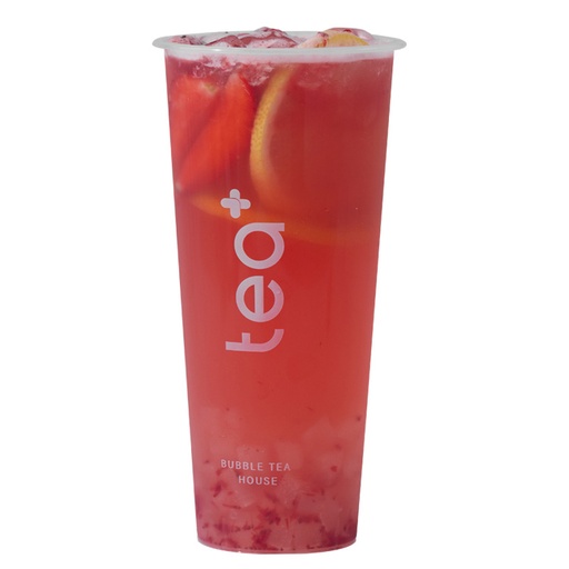 Strawberry Lemonade Refresher with Aloe Vera